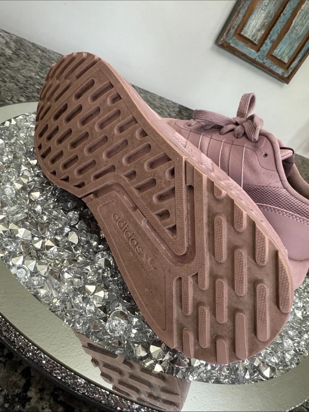 adidas Mauve Pink Runner athletic Sneakers M6 W8